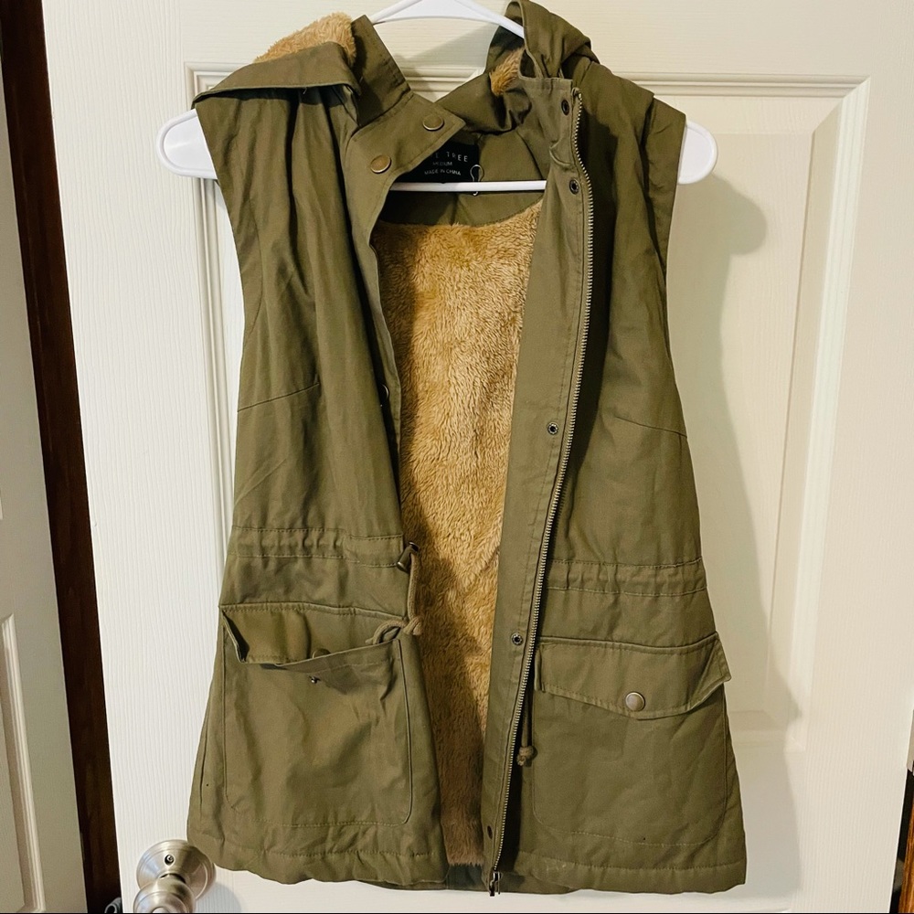army green vest